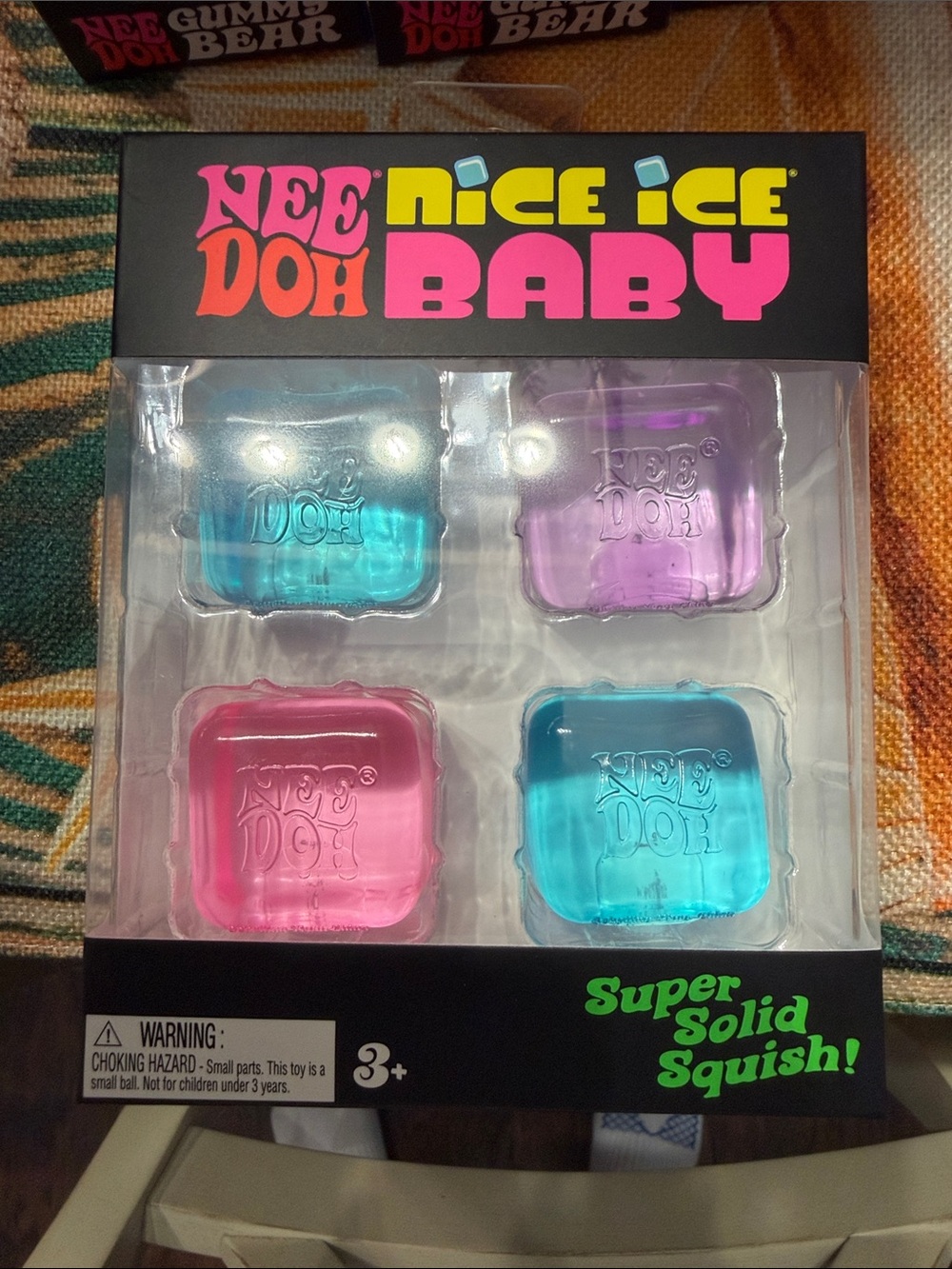 Nice Ice Baby Super Solid Squish - Pink, Blue, Purple Set